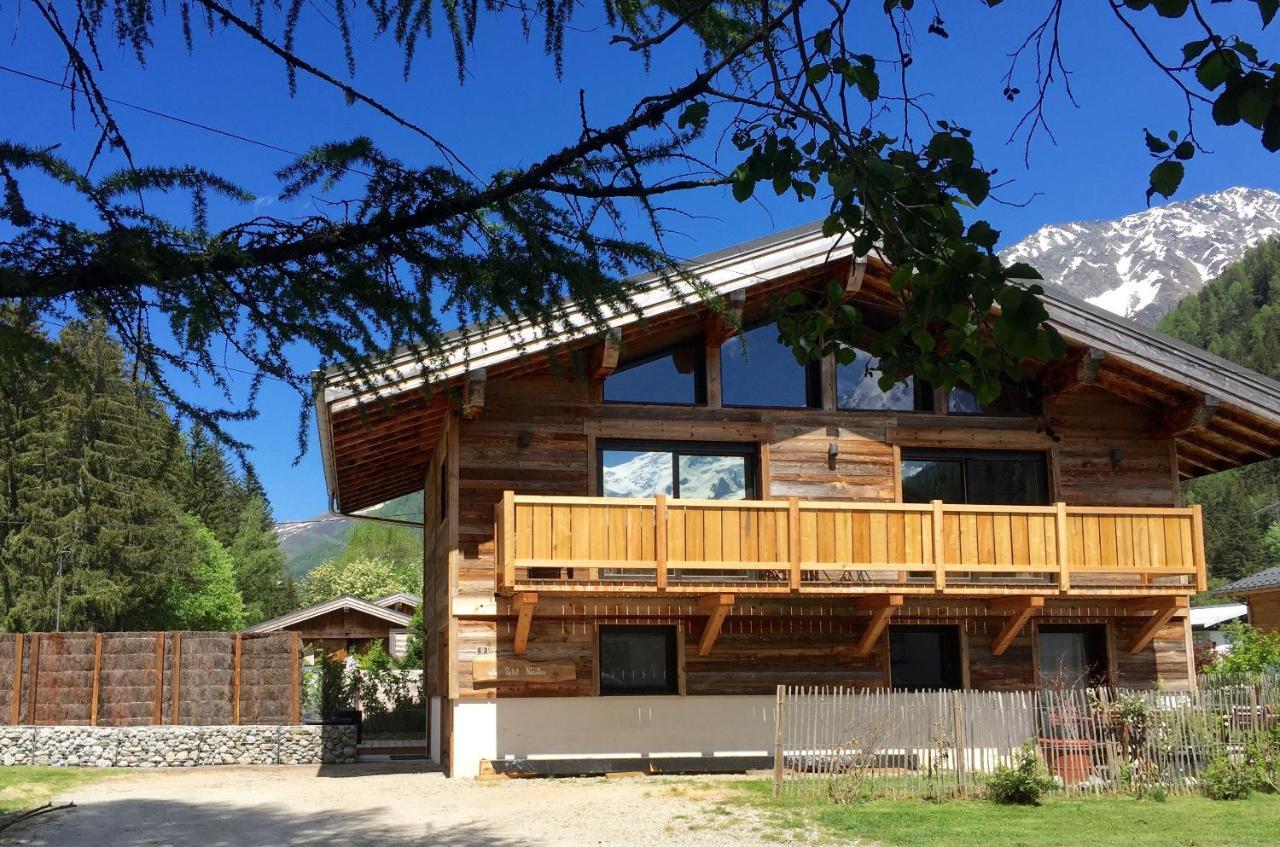 Chalet Le Petit Nicolas, Jacuzzi, Vue Mont Blanc Chamonix Exterior photo